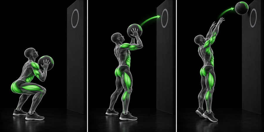 Referencia visual de Wall Balls